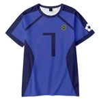 Seishiro Nagi Tişört Mayo Isagi Yoichi/Bachira Meguru/Chigiri Hyoma Karikatür 3D Baskılı Cosplay Spor Şort Günlük Yaz Manga Tişört Üst Kısa Tişört Unisex için, Hayır. 38 EU, 4XL
