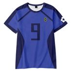 Seishiro Nagi Tişört Mayo Isagi Yoichi/Bachira Meguru/Chigiri Hyoma Karikatür 3D Baskılı Cosplay Spor Şort Günlük Yaz Manga Tişört Üst Kısa Tişört Unisex için, Hayır. 40 EU, XXL