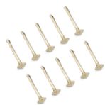 SEIWEI 10 Adet Elmas Taşlama Kafası, İnce Şemsiye Tipi Elmas Taşlama Çapak Matkap Ucu Seti, Kehribar, Yeşim ve Mücevher için - 3 x 8 mm