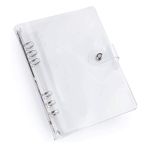 SEIWEI A7 Şeffaf Planlayıcı Kapak, PVC Notebook Not Defteri Yaprak Kabuk Kapak Dosya Klasörü Standart 6 Delikli Klasör Kendin Yap Öğrenciler için Mükemmel Hediye
