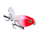 SEIWEI (Küçük C#) Sert Metal Kanca ve Plastik Gövdeli Yapay Minnow Yemi, Keskin Kanca Jig Bıçağı İplik Makineleri, Bas Turna Alabalığı Morina Levreği Deniz Balıkçılığı için Balıkçılık Yemleri 2 Boyut