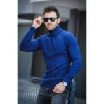 Seka 822 Kalın Fitilli Slim Fit Erkek Boğazlı Kazak