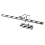 SekaTech Krom Kasa LED Flüt Aplik | 6W | 3200K Gün Işığı | 35cm | Duvar Tipi Ayna/Tablo/Resim/Banyo Üstü Dekoratif Işık | IP20 İç Mekan Kullanım