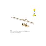 SeKaTech Resim,tablo,ayna Üstü Banyo Ledli Aplik 220v 5 Renk Gold Flüt Aplik 3000k Günışığı (PİLLİ DEĞİLDİR)
