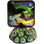 Şeker Adası Filede Kaliteli Dragonlar Renkli Misket 1 / Toprak Earth - Yeşil - Sarı