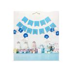 Şeker Adası İyi Ki Doğdun Mavi Bayrak Set, sada01036