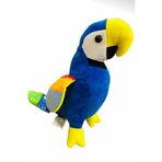 Şeker Adası Peluş Oyuncak Mavi Papağan Kuş 30 cm