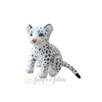 Şeker Adası Peluş Yavru Beyaz Leopar 20 cm, lopr022