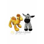 Şeker Adası Peluş Zebra ve Peluş Deve 2'li Oyuncak Oyun ve Uyku Arkadaşı, TYCVETAPSN170248528558996