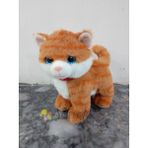Şeker Adası Sevimli Ayakta Duran Miyavlayan Peluş Kedi 20 cm Sesli Kedi Oyuncak 4