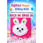 Şeker Atölyesi Tavşanlı Keçe Başlangıç Dikiş ve Örgü Seti