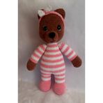 Şeker Ayıcık Uyku Arkadaşı Amigurumi Organik Oyuncak