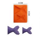 ŞEKER HAMUR KALIBI SİLİKON BALIK KUYRUĞU 6*8 CM