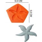 Şeker Hamur Kalıbı Silikon Deniz Yıldızı 5,5 5,5 Cm