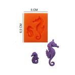 Şeker Hamur Kalıbı Silikon Denizatı 5 6,5 Cm