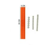 Şeker Hamur Kalıbı Silikon İnci Zincir 5 30 Cm