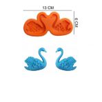 ŞEKER HAMUR KALIBI SİLİKON KUĞU 6*13 CM