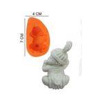 Şeker Hamur Kalıbı Silikon Uyuyan Bebek Bereli 4 7 Cm