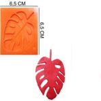 Şeker Hamur Kalıbı Silikon Yaprak 6,5 6,5 Cm