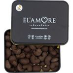 Şeker Ilavesiz, Glütensiz, Vegan Kajulu Bitter Çikolata - Küçük Kare Metal Kutu, 150 gr