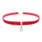Şeker Pembe Renk Kadın Yonca Choker Kolye