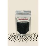 ŞEKER & SUGAR Pasta Süsleme Şekeri Boncuk Şeker 2 mm Siyah 40 gr.