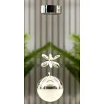Şeker Top Modern Sarkıt Led Avize Tekli 3 Renk Krom Kaplamalı