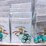 Şekerci Yaşar Baby Shower - Mevlit - Sünnet - Doğum Günü Mavi Kalp Bebek Şekeri 50 Adet