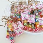 Şekerci Yaşar Pembe Kız Bebek Desenli Düğün, Babyshower, Doğum Günü, Mevlit, Nişan Şekeri 100 Adet