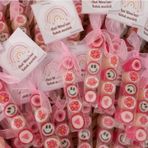Şekerci Yaşar Pembe Temalı Babyshower, Mevlit Doğum Günü, Düğün, Nişan Şekeri 50 Adet