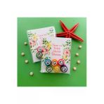 Şekerciyaşar Çiçek Desenli Doğum Günü- Baby Shower-Mevlit Şeker Hediyesi 50 Adet
