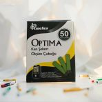 Şekeri Ölçüm Çubuğu - 50 Adet Strip - Kodlama Gerektirmez