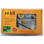Şekil Şekil Hobi Seti Kiti Akrilik Boya+Kil+Obje