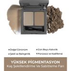 Şekillendirici, Belirginleştirici Açık Kahve Kaş Sabitleme Farı-Perfect Fix Brow Palette 701 Brown
