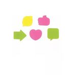 Şekilli Postit 6552 İnce - 4 Adet