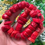 Şekilsiz Silindir Mercan Taşı 18 Mm