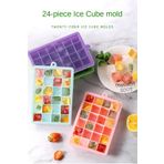 Sekiz8 24'lü Silikon Buzluk Kokteyl Meyve Dondurma Sunum Şekilli Buz Kalıbı Ice Cube