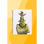 SEKİZELLİİKİ SHREK -BASKILI TASARIM DEFTER