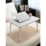 sekizincicaddedizayn Koltuk ve Yatak Sehpası - Beyaz - Oval Kenar 70x40