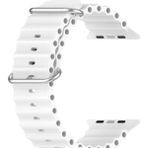 Sekoda Apple Watch Uyumlu 42MM 44MM 45MM 49MM 1/2/3/4/5/6/se/7/8/ultra Kordon - Beyaz