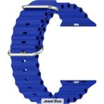 Sekoda Apple Watch Uyumlu 42MM 44MM 45MM 49MM 1/2/3/4/5/6/se/7/8/ultra Kordon - Koyu Mavi