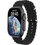 Sekoda Watch 8 Ultra Max Vidalı-Kordon Kilitlemeli Akıllı Saat Iphone ve Android Tüm Telefonlara Uyumlu - 49 mm - Füme