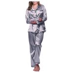 Seksi iç çamaşırı kadın setleri gece kıyafeti pijama saten çekici gecelik kadınlar için uzun pijama bornoz gece elbisesi kadın iç çamaşırı, Gümüş., 3XL