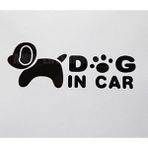 Sekutuning Dog In Car Sticker 21X8 cm Oto Sticker Araba Sticker - Renkli - 40 cm