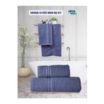 Şelale Sude 1 Adet Banyo Havlusu 90X140 1 Adet Baş Havlusu 50X90 Banyo Baş/hamam Seti