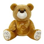 Selay 1020 40 cm Sabit Göbekli Ayı Kahverengi Peluş Oyuncak