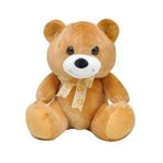 Selay 1022 28 cm Göbekli Ayı Sabit Kahverengi Peluş