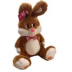 Selay 1261 40 cm Kahverengi Oturan Tavşan Peluş