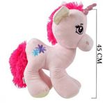 Selay 1849 45 cm Sabit Boynuzlu At Lila Peluş Oyuncak