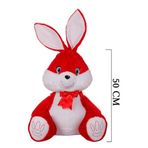Selay Kırmızı Tavşan 50 cm Peluş Oyuncak
